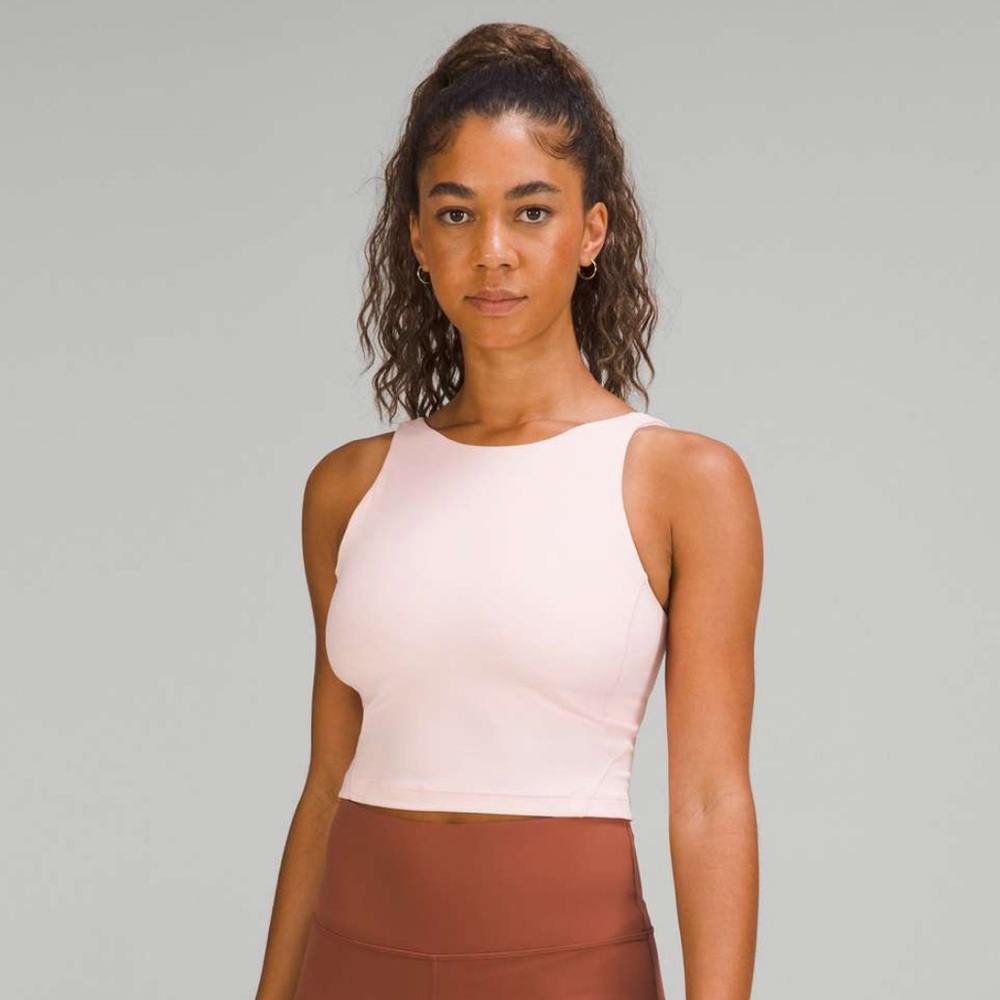 Lululemon Align High Neck Tank Top in color Strawberry Milkshake
